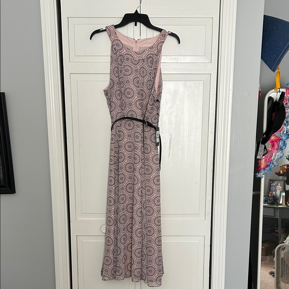 Tommy Hilfiger Pink and Black Maxi Dress size 16
